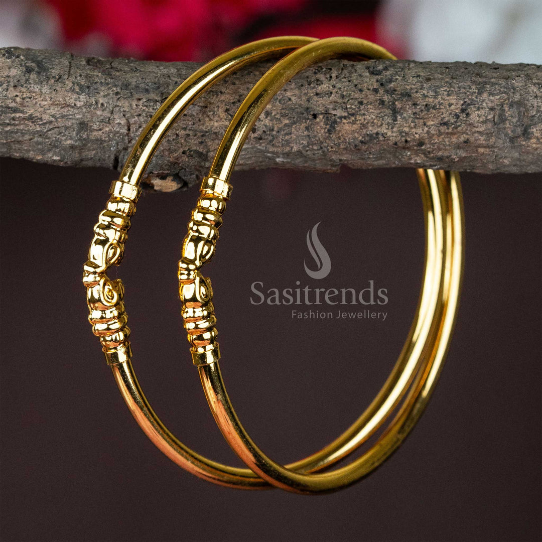 Guaranteed Attigai Micro Gold Plated Bangles - Sasitrends