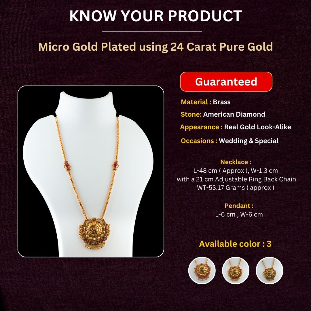 Micro Gold Plated Dollar Chain Measurement Image - Sasitrends