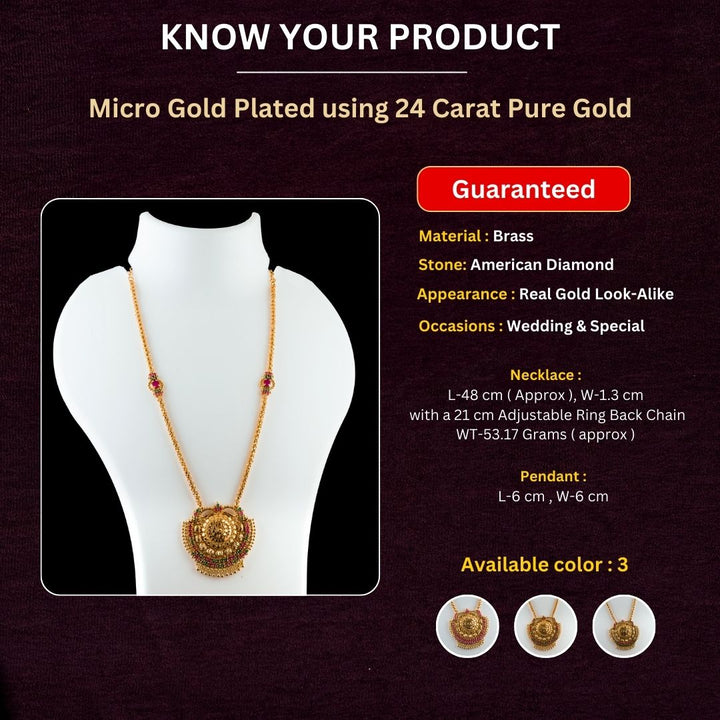 Micro Gold Plated Dollar Chain Measurement Image - Sasitrends