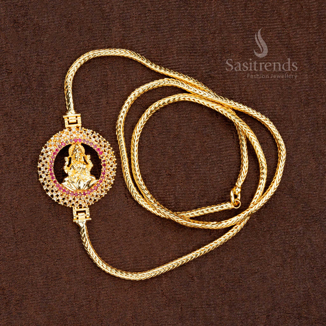 Guaranteed Lakshmi Mugappu Necklace – Festive Wear – Sasitrends