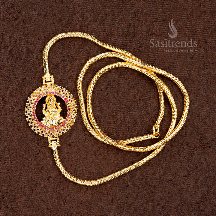Guaranteed Lakshmi Mugappu Necklace – Festive Wear – Sasitrends