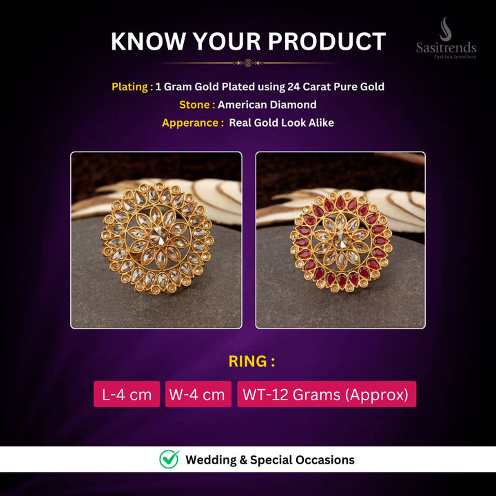 Gold Plated Ring Measurement image - Sasitrends