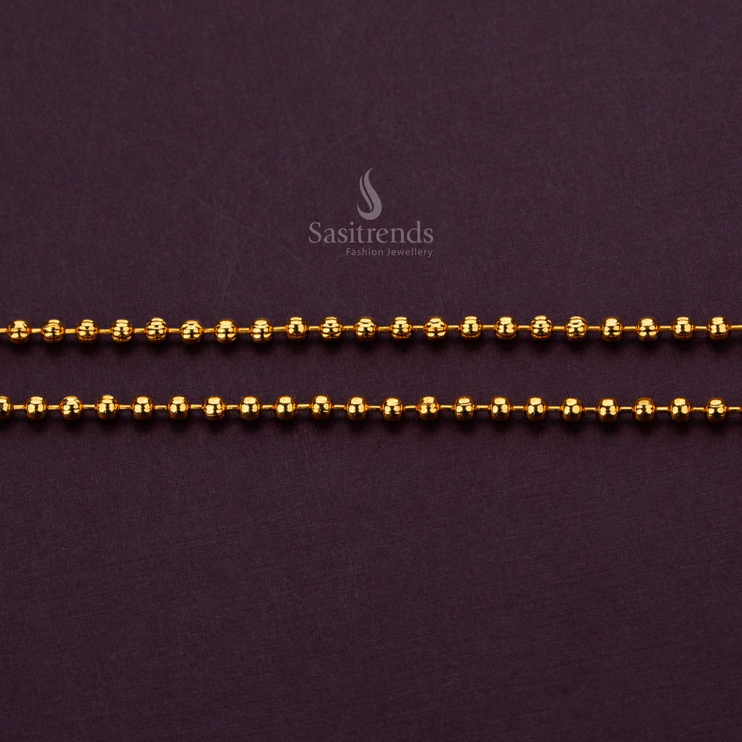 Elegant Micro gold plated anklets, perfect for casual and formal wear - Sasitrends