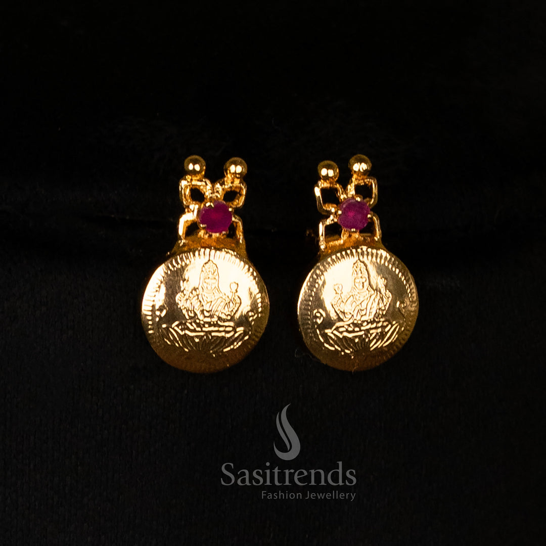 Traditional 10 Avatharam Gold Plated Temple Necklace Set – Sasitrends