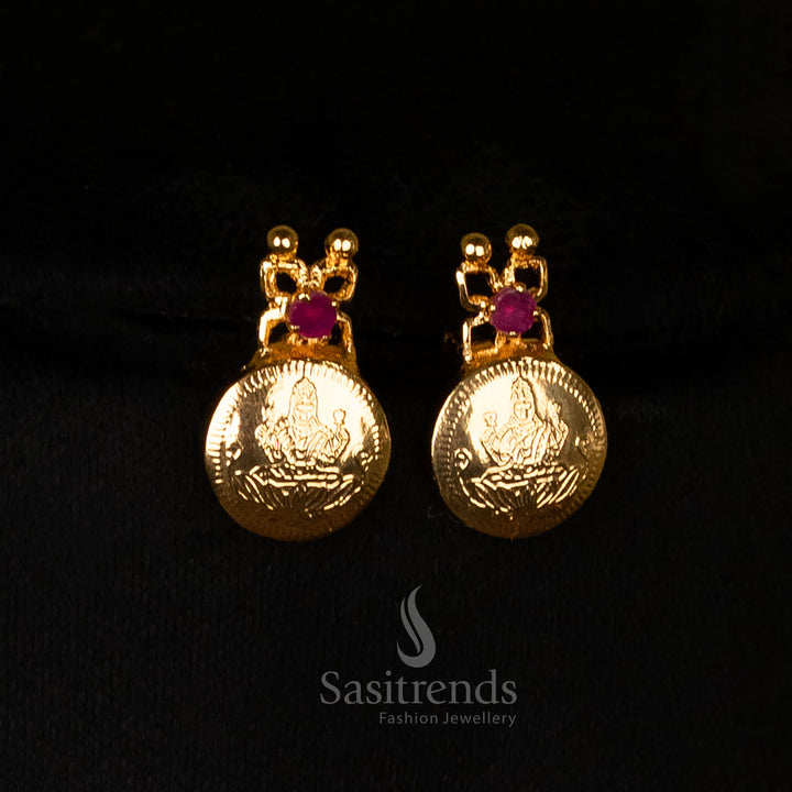 Traditional 10 Avatharam Gold Plated Temple Necklace Set – Sasitrends