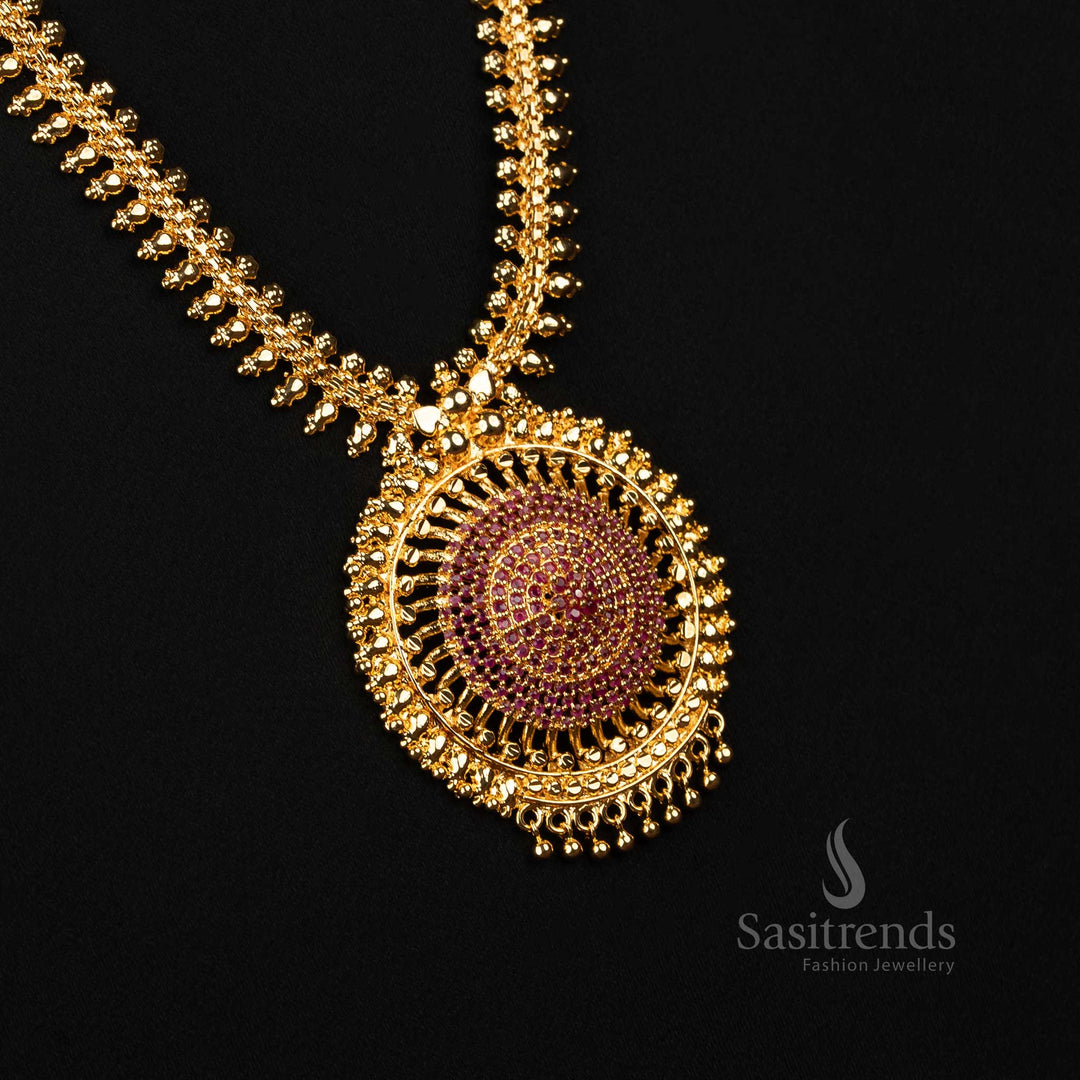 Antique Style Beaded Chain Necklace – Look Like Real Gold - Sasitrends