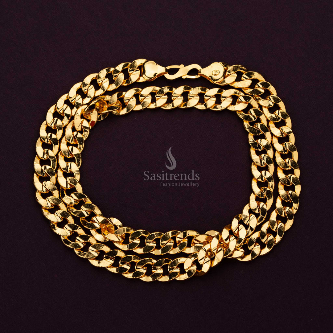 Micro Gold Plated -Round shaped interlink, High-Quality Craftsmanship – Sasitrends