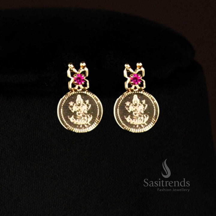 Temple Style Lakshmi Coin Necklace – Using 24 Carat Pure Gold, Guaranteed