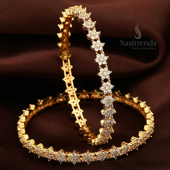 AD Artificial Diamond Bangles Online - Sasitrends