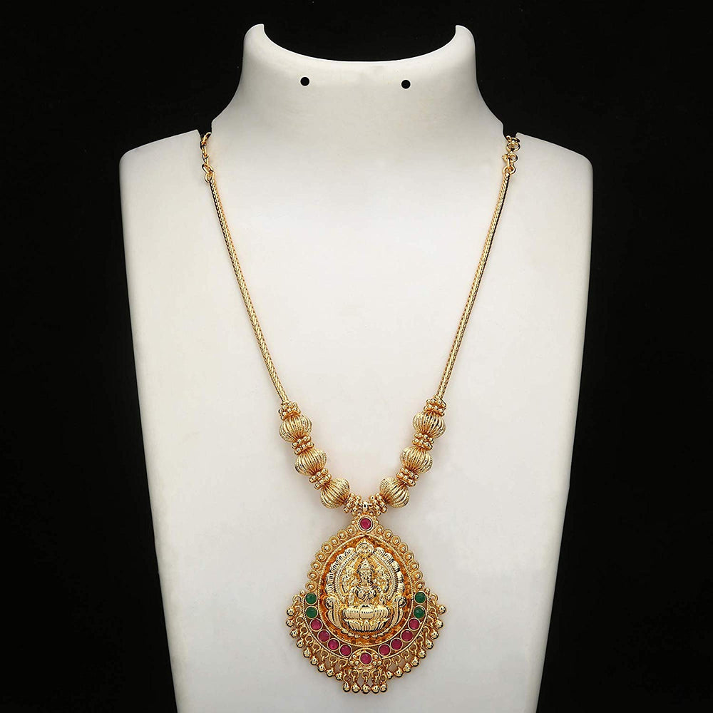 gold plated pendant necklace