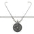 Elegant floral design on oxidised silver pendant necklace jewellery online shopping