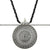 Oxidised Silver Mandala Design Pendant on Black Thread Necklace
