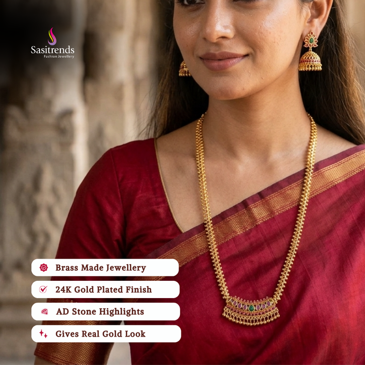 Micro gold plated nose pin model image - Sasitrends