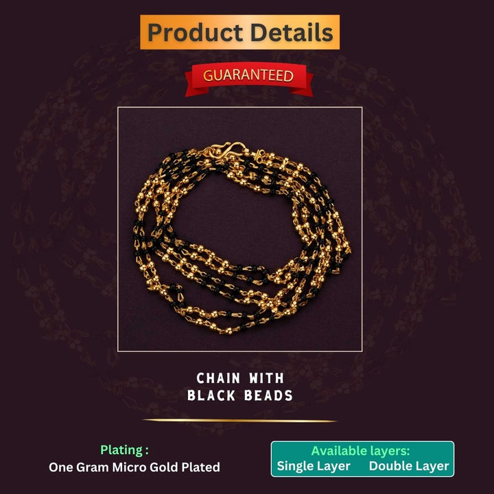Micro Gold Plated Chain Measurement Image - Sasitrends