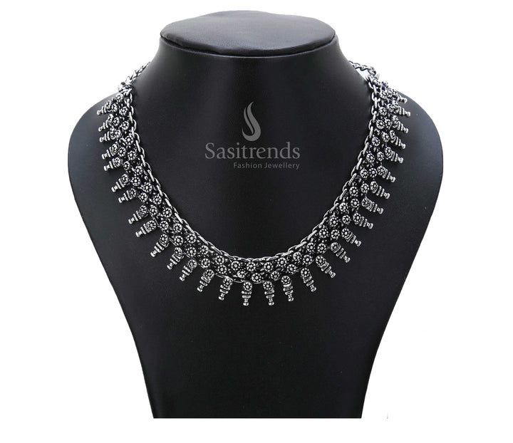 Sasitrends - Oxidised Ancestral Charm Necklace Collection