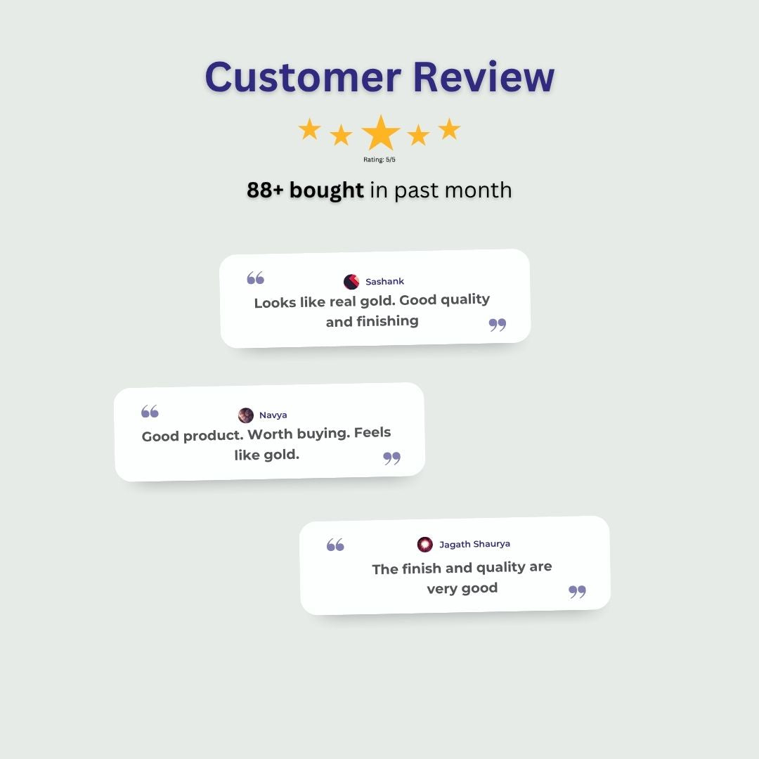 Guaranteed Micro gold plated chains customer review image - Sasitrends
