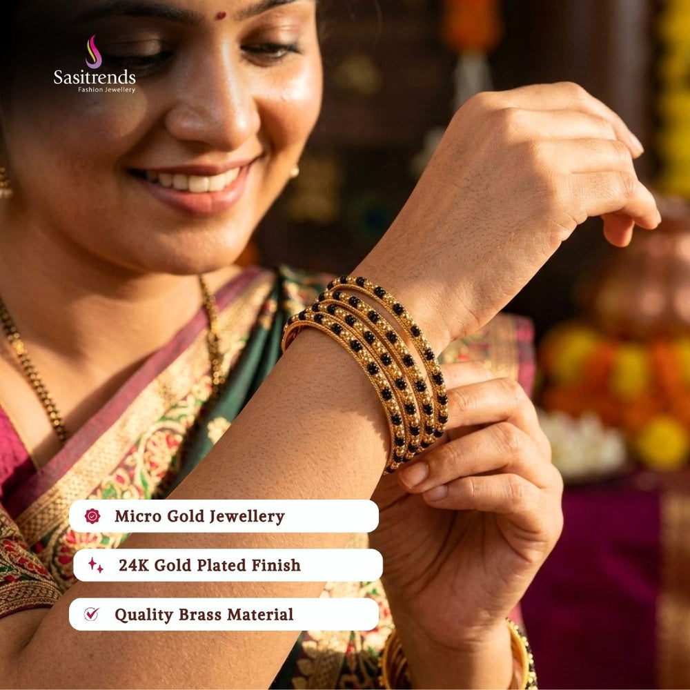 Guaranteed Micro gold plated bangles model image - Sasitrends