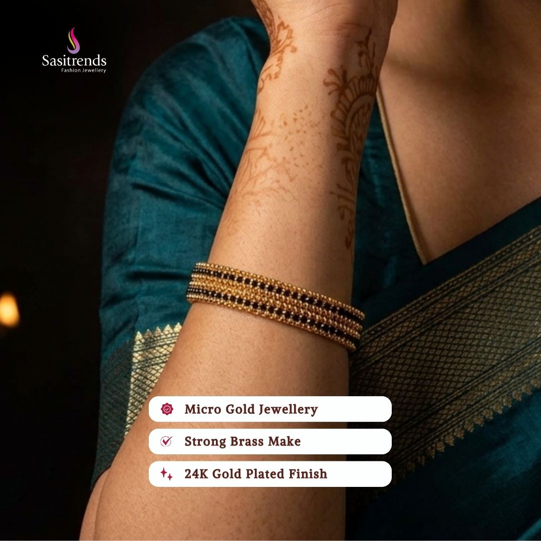 Guaranteed Micro gold plated bangles model image - Sasitrends