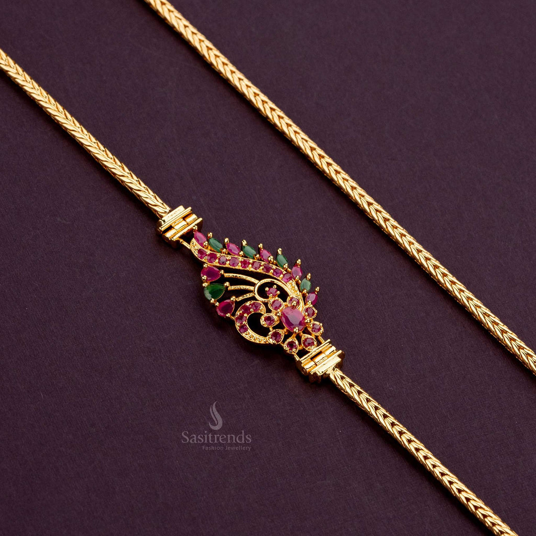 Model Mugappu Trendy Mugappu Designs Latest Micro Gold Plated