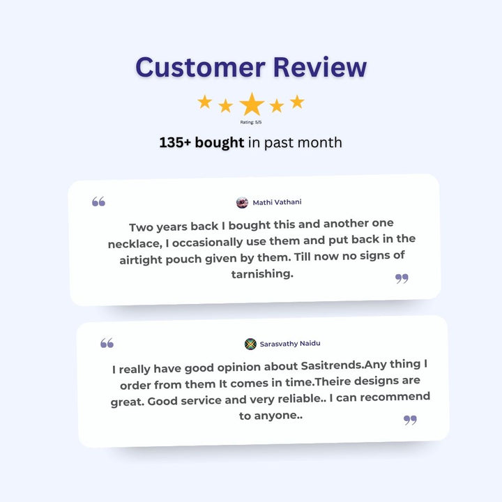 Customer Review Image -Sasitrends