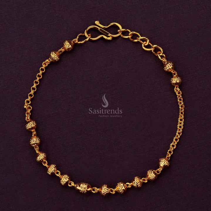 Premium one gram gold plated bracelet, a perfect gift for mothers and wives - Sasitrends