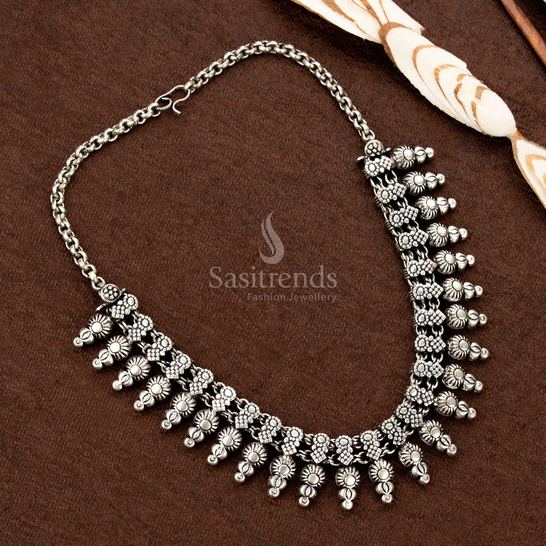 Traditional wear Kolapuri necklace for sarees and Navaratri – Sasitrends