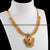 Traditional Gold Plated AD Stone Studded Necklace 