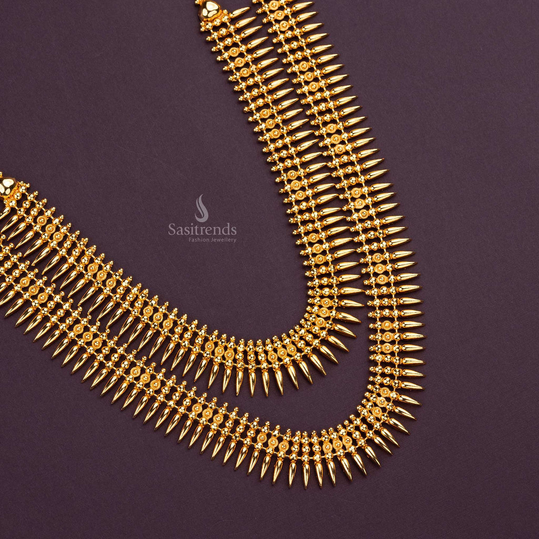One Gram 24 Carat Micro Gold Plated Kerala Mullapoo Jewellery Set ...