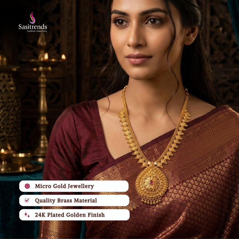 Guaranteed Micro gold plated necklace model image - Sasitrends