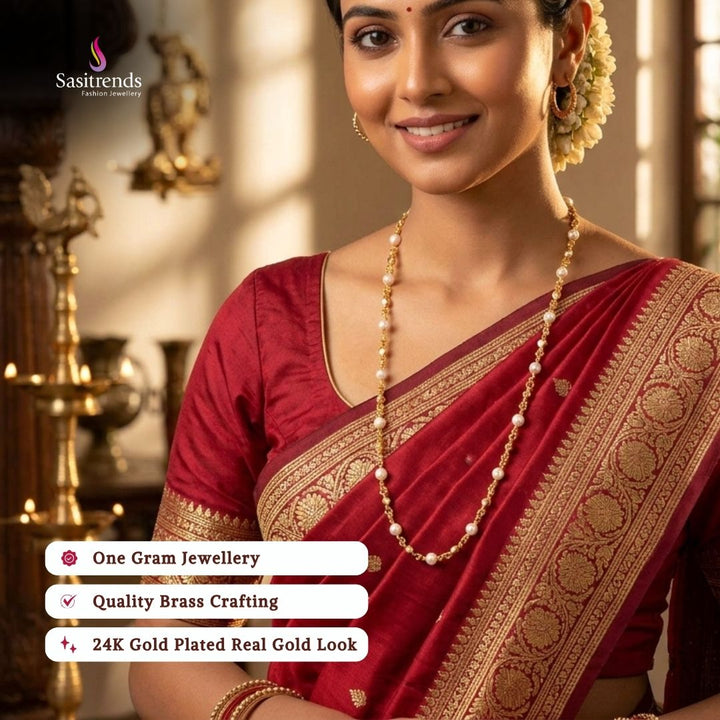 Guaranteed Micro gold plated chain necklace model image - Sasitrends