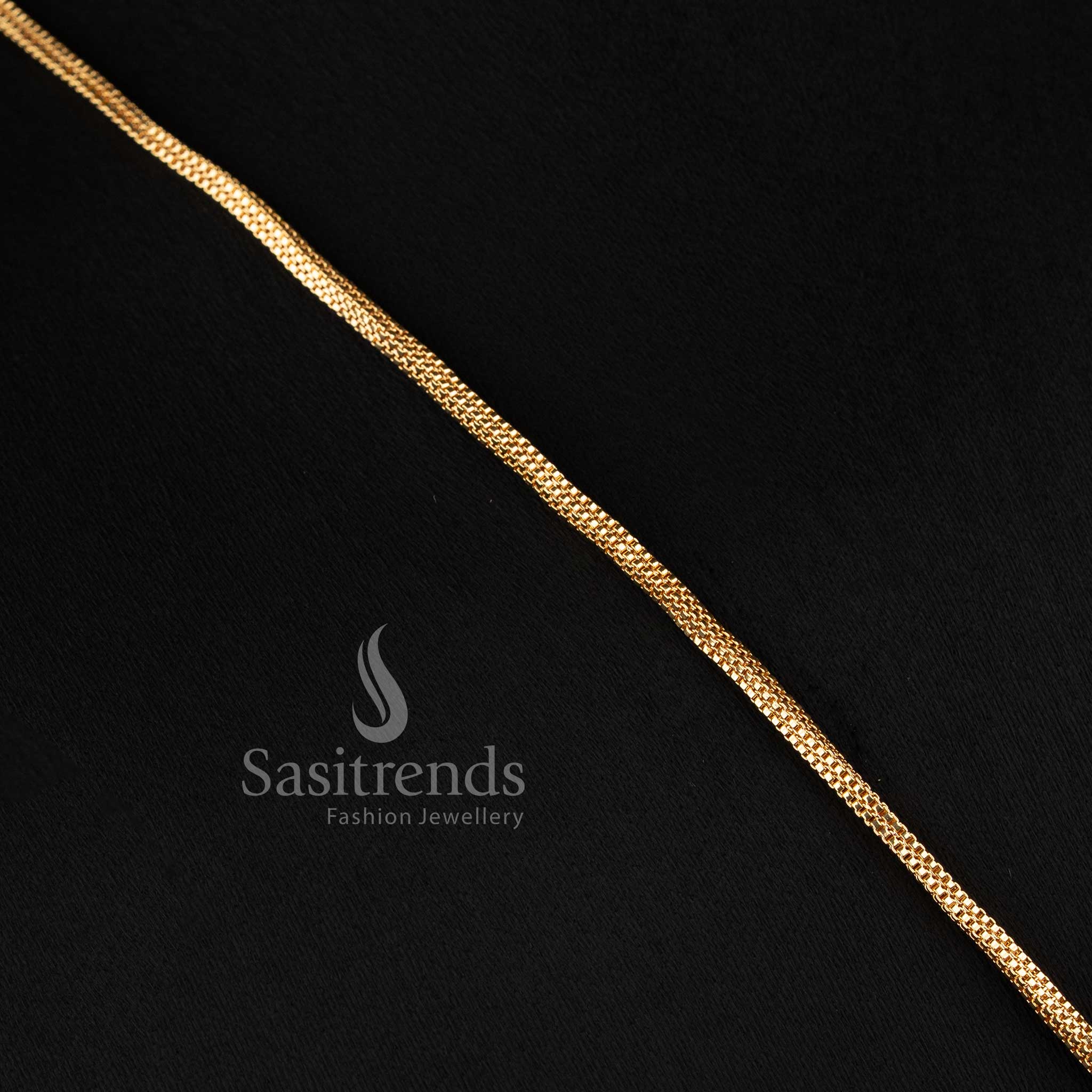 Grand Impon micro gold plated compact mesh link long pendant necklace with a traditional twin peacock shield AD design by Sasitrends