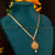 Traditional Guaranteed Micro Gold Plated Ruby Green AD Stone Pearl Necklace 
