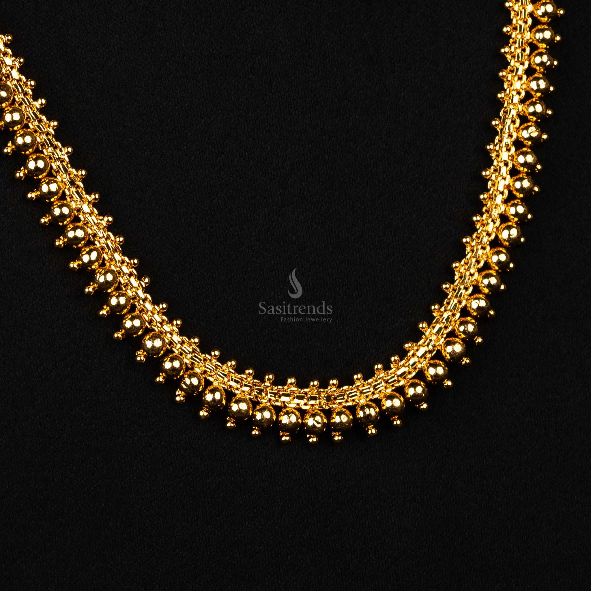 GIGI K18 gold line necklace 800mm SOPHISTICATED VINTAGE