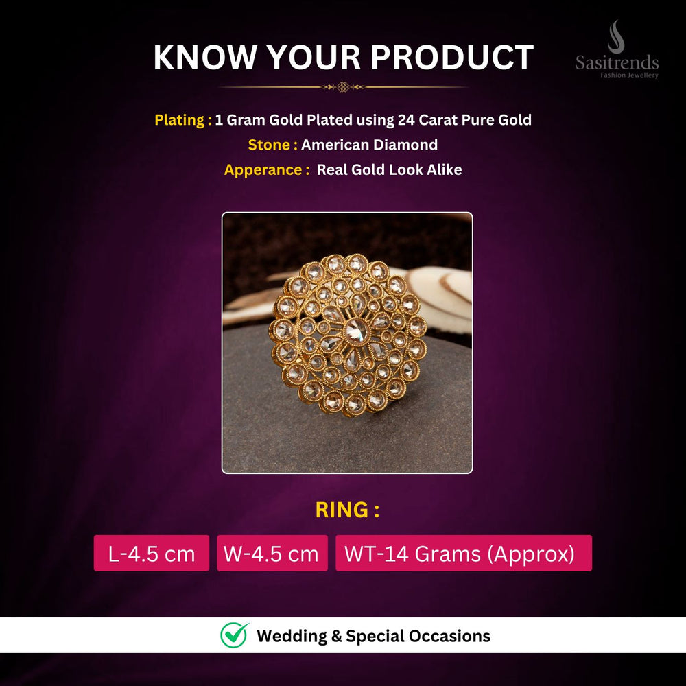 Gold Plated Ring Measurement image - Sasitrends