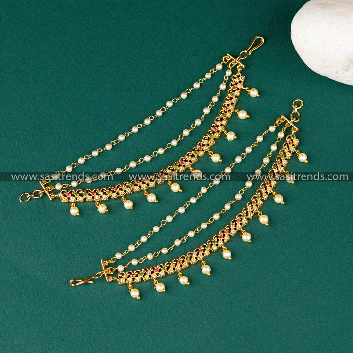 Traditional Occasion Guaranteed Micro Gold Plated Pearl Matil Sasitrends Online Shopping