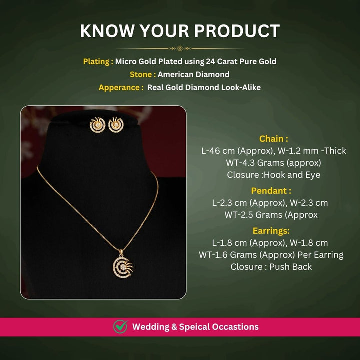 Antique gold plated necklace set measurement image - Sasitrends