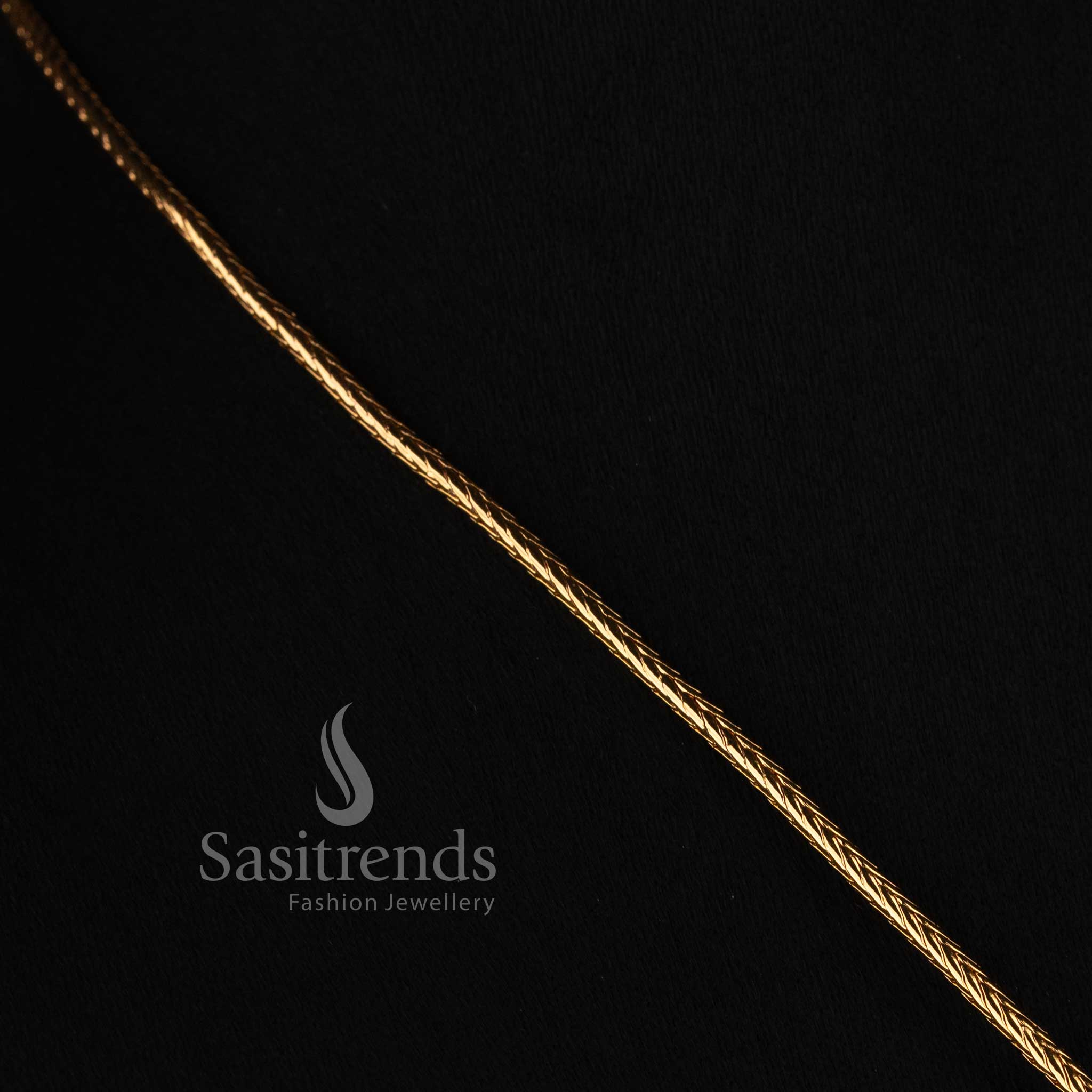 Micro Gold Plated Rectangular Grid AD Pendant Necklace with Matching Stud Earrings - Sasitrends