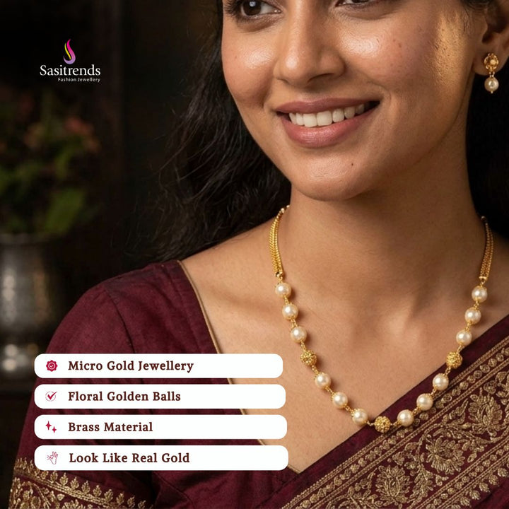 Guaranteed Micro gold plated chain necklace model image - Sasitrends