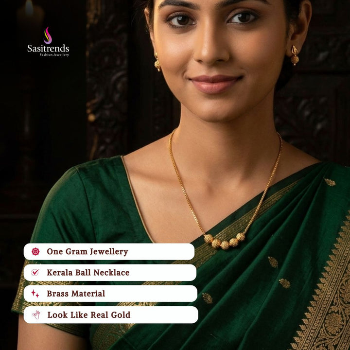 Guaranteed Micro gold plated chain necklace model image - Sasitrends