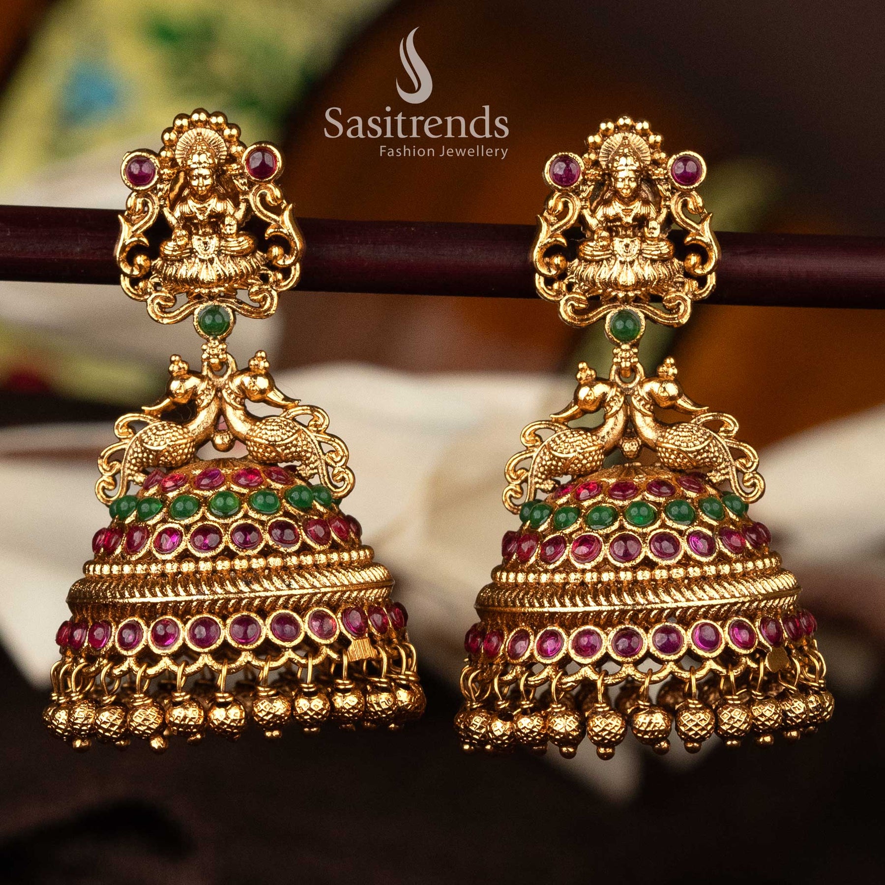 Traditional Gold Jhumka Designs Antique Jimiki Design Jhumka
