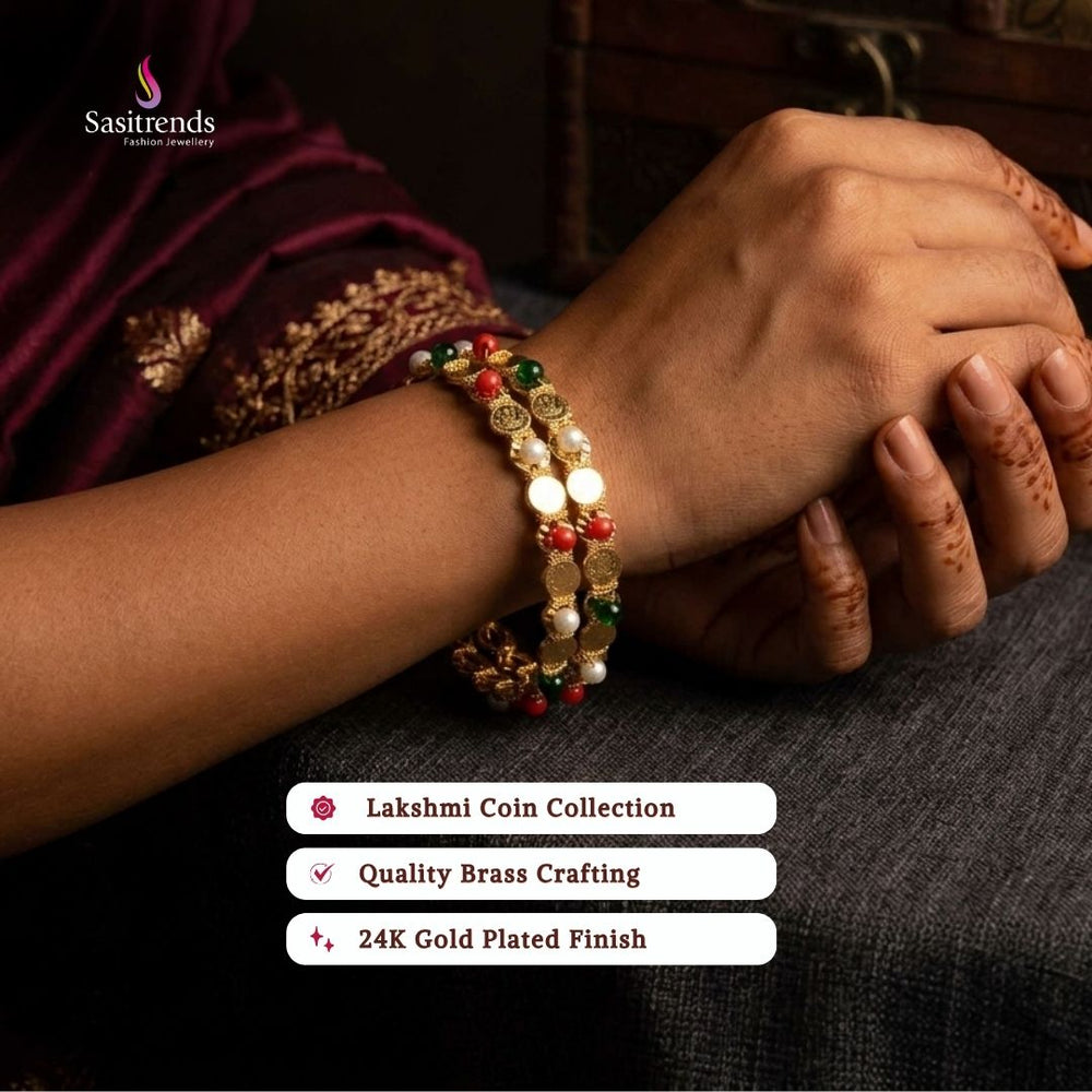 Guaranteed Micro gold plated bangles model image - Sasitrends
