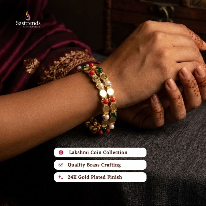 Guaranteed Micro gold plated bangles model image - Sasitrends