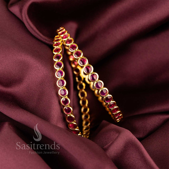 Guaranteed Micro Gold Bangles Sasitrends Online Shopping