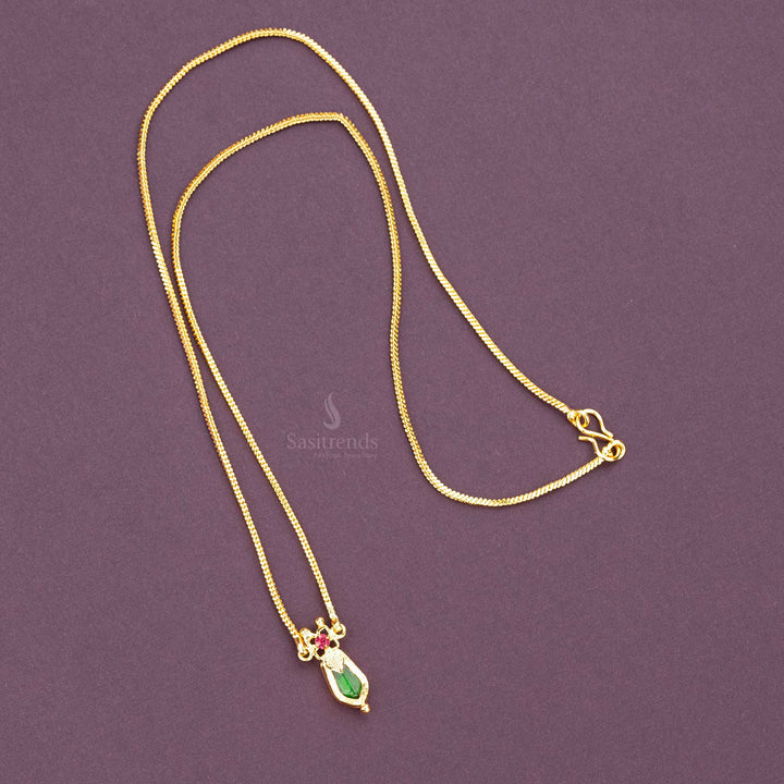 Elegant Micro Gold Plated Nagapadam Kerala Palakka Jewellery Set