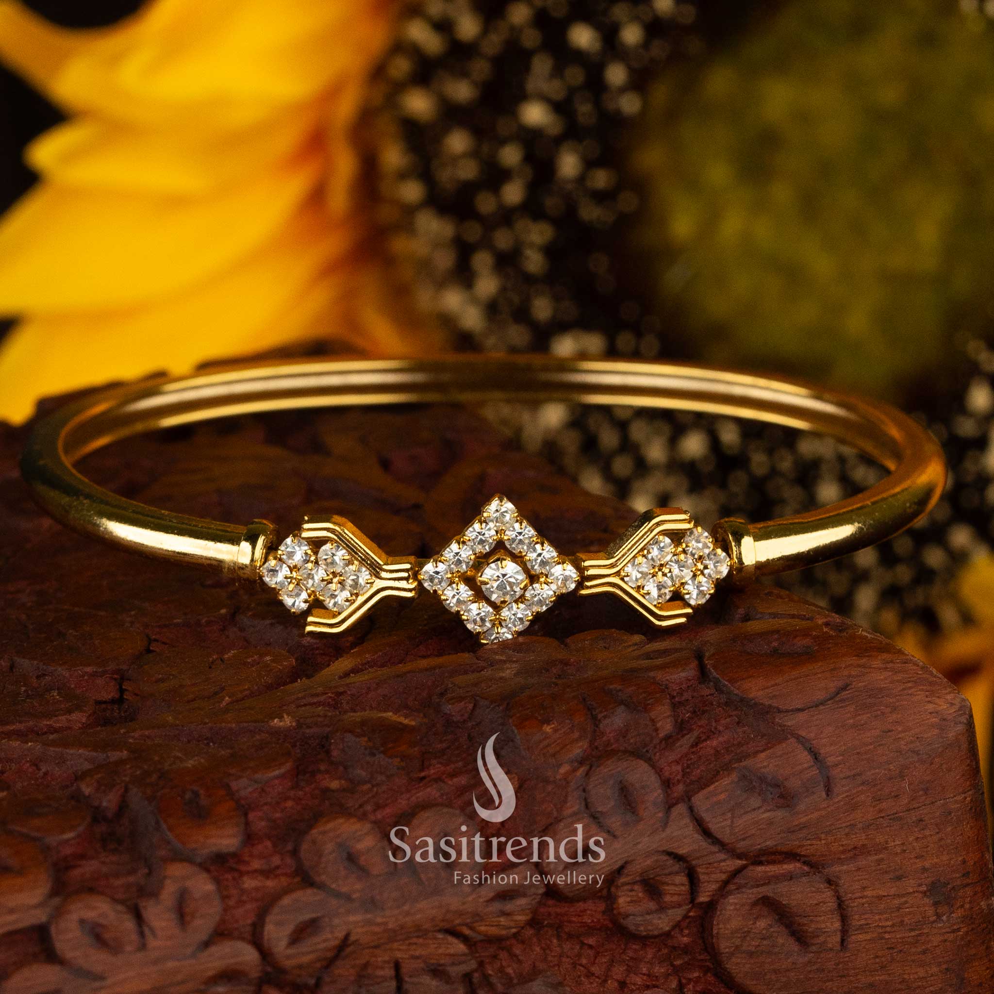 Gold kada bracelet designs sales