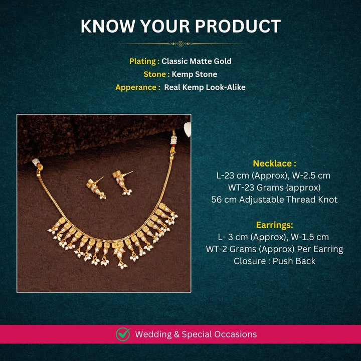 Ruby-green temple jewellery with pearl drops, square motifs, and gold beadwork - Sasitrends
