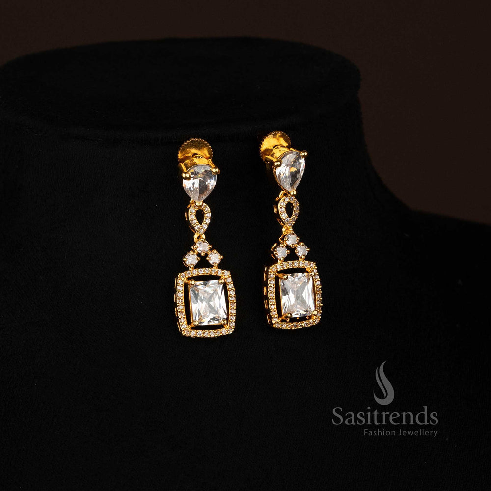 Guaranteed Micro Gold Plated Necklace and Earrings Set with 24 Carat Finish