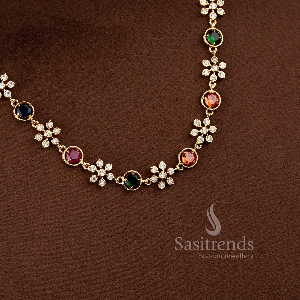 Elegant Panchaloha inspired micro gold plated necklace with premium craftsmanship - Sasitrends