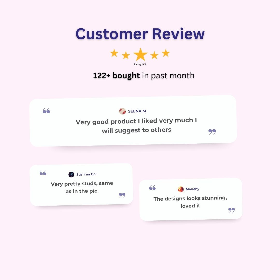 Micro gold plated Ad stone earrings  customer review image - Sasitrends