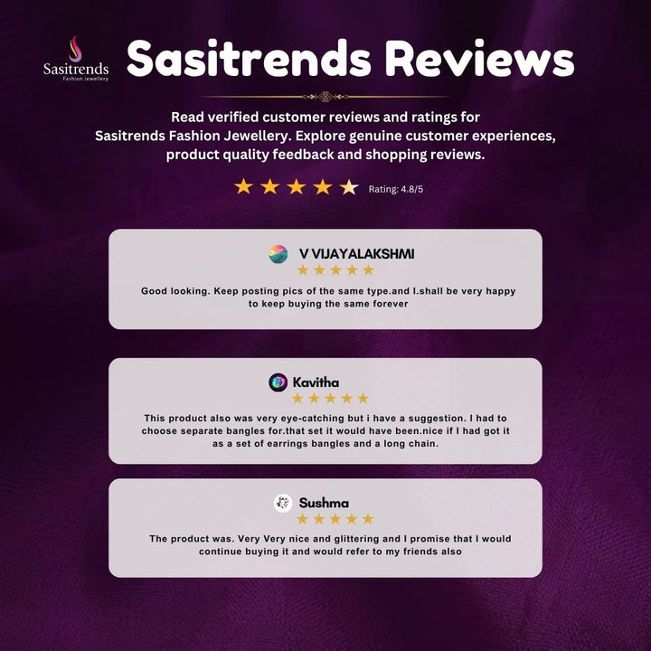 Traditional Micro gold plated earrings customer review image - Sasitrends
